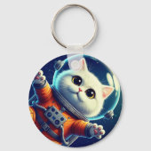 かわいい宇宙猫 キーホルダー (裏面)