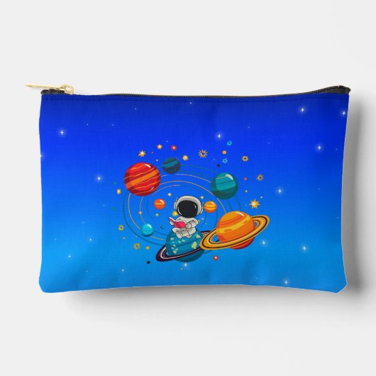 かわいい宇宙鉛筆ポーチ アクセサリーポーチ (正面)