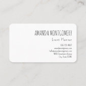 かわいい宇宙飛行士の動物が宇宙 名刺 (裏面)