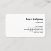 かわいい宇宙飛行士の動物が宇宙 名刺 (裏面)