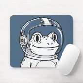 かわいい宇宙飛行士カエル宇宙アドベンチャー マウスパッド (マウス)