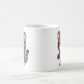 かわいい宇宙飛行士タイガーマグかわいい宇宙飲み物用品 コーヒーマグカップ (中央)