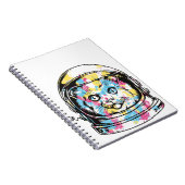 かわいい宇宙飛行士ネコ ノートブック (右側)