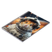 かわいい宇宙飛行士ハムスター ノートブック (左側)