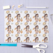 かわいい宇宙飛行士宇宙冒険 薄葉紙 (クラフト)