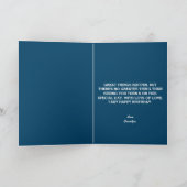 かわいい宇宙飛行士宇宙銀河系キッズ8誕生日 カード (内部)