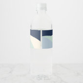 かわいい宇宙飛行士誕生日 ペットボトルラベル (裏面)