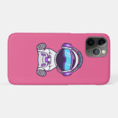 かわいい宇宙飛行士遊のVRゲームの漫画 Case-Mate iPhoneケース (裏面(横))