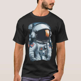 かわいい宇宙飛行士3 Tシャツ