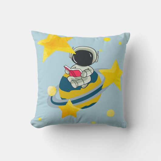 かわいい宇宙飛行士 スペース スローピロー | 子供部屋 ガラ (正面)