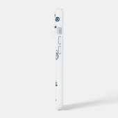  かわいい宇宙飛行士 宇宙 カートゥーン スマホケース iPhone 15ケース (左側面)