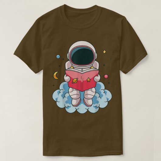 かわいい宇宙飛行士 Tシャツ (デザイン正面)