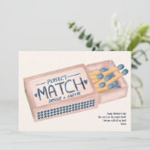 かわいい完璧なマッチピンクレトロバレンタイン写真 シーズンカード (スタンド正面)