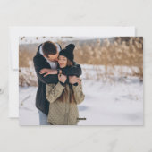 かわいい完璧なマッチピンクレトロバレンタイン写真 シーズンカード (裏面)