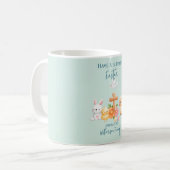 かわいい宗教復活祭の動物 コーヒーマグカップ (正面左)