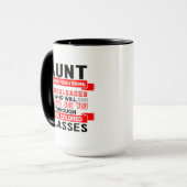 かわいい定義 おばさん言葉 アート マグカップ (正面左)