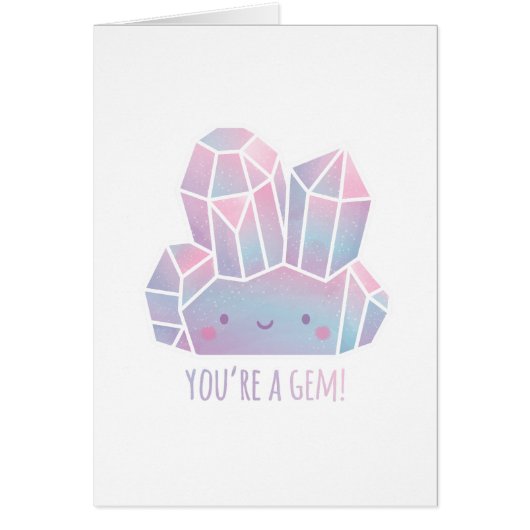 かわいい宝石の感謝です (正面)