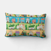 かわいい家たち ランバークッション (裏面)