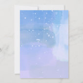 かわいい家たち 男女兼用ベビーシャワー 招待状 (裏面)