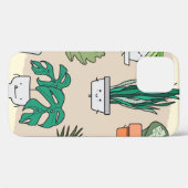 かわいい家の植物のセットをポット。植カラフル物 Case-Mate iPhoneケース (裏面 (横))