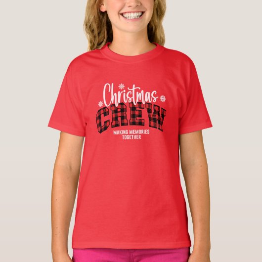 かわいい家族のクリスマス2024Tシャツ Tシャツ (正面)