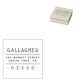 かわいい家族の名前カスタム差出人住所 ラバースタンプ (押印)