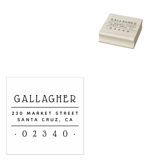 かわいい家族の名前カスタム差出人住所 ラバースタンプ (押印)