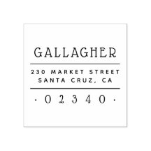 かわいい家族の名前カスタム差出人住所