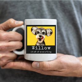 かわいい家族の犬のペットの写真を自分で作ろう コーヒーマグカップ