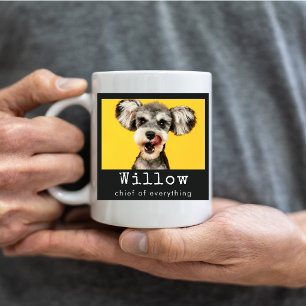 かわいい家族の犬のペットの写真を自分で作ろう コーヒーマグカップ