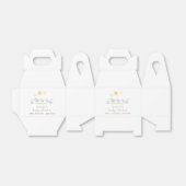 かわいい家族の羊のフローラガーデン赤ちゃんシャワー フェイバーボックス (折り畳みなし)