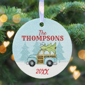 かわいい家族クリスマス記念カスタム品 メタルオーナメント