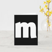 かわいい家族ハロウィンチーム衣装マッチングおもしろいm カード (黄色い花)