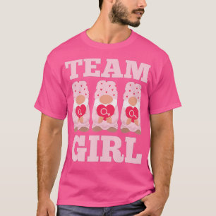 かわいい家族ベビーシャワーパーティー衣装チームガールゲン Tシャツ