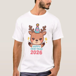 かわいい家族新年Tシャツ2026 Tシャツ