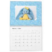 かわいい家族。クリエイティブかぎ カレンダー (2月 2024)