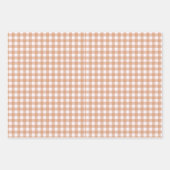 かわいい家畜納屋周囲の庭及び牛誕生日 ラッピングペーパーシート (正面2)