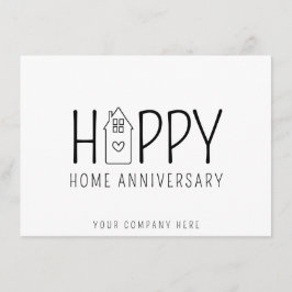 かわいい家 ハッピー ホーム アニバーサリー 不動産 カード