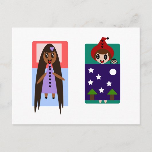 かわいい家 ポストカード (正面)