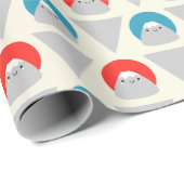 かわいい富士山ドット ラッピングペーパー (ロールコーナー)