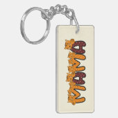 かわいい寝ている猫 キーホルダー (正面左)