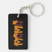 かわいい寝ている猫 キーホルダー (裏面)