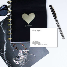 かわいい寝猫を休む日 ポストイット