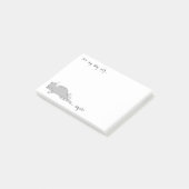 かわいい寝猫を休む日 ポストイット (アングル)