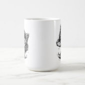 かわいい寝猫 コーヒーマグカップ (中央)