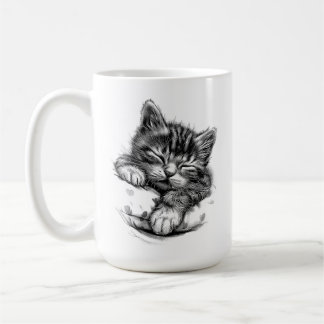 かわいい寝猫 コーヒーマグカップ