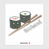 かわいい寿司かわいいキャラクターノートパソコンステッカー シール (シート)