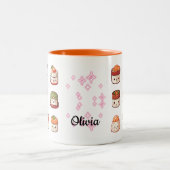 かわいい寿司かわいい ツートーンマグカップ (中央)