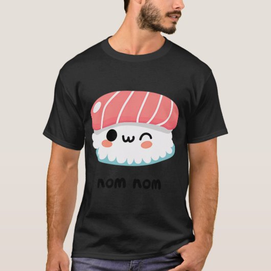 かわいい寿司デザイン Tシャツ (正面)