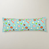 かわいい寿司パターン青 ボディピロー (裏面)